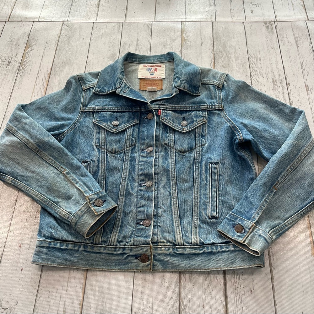 Vintage Levi's Type III Jean Jacket 1984 Olympics edition SzM